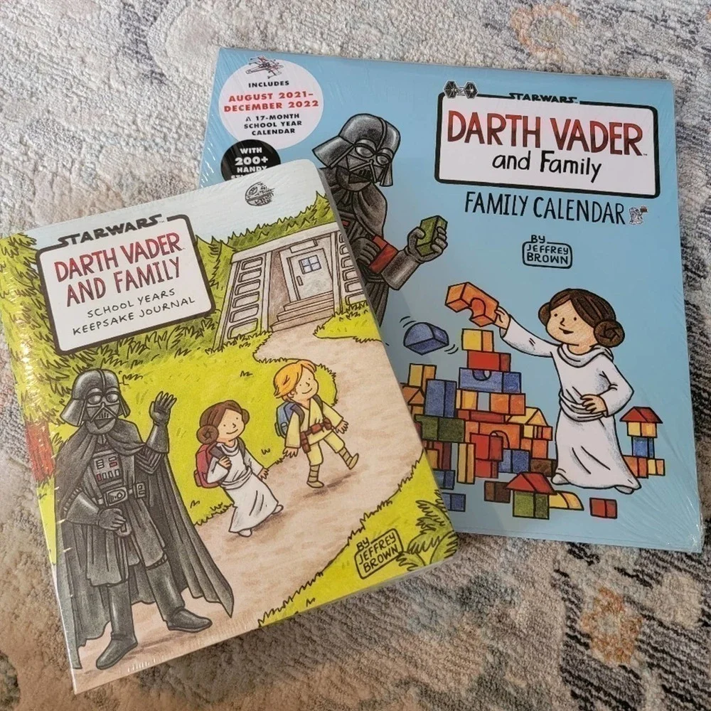 🛑 2 / $40 Sale! STAR WARS DARTH VADER & Family keepsake journal